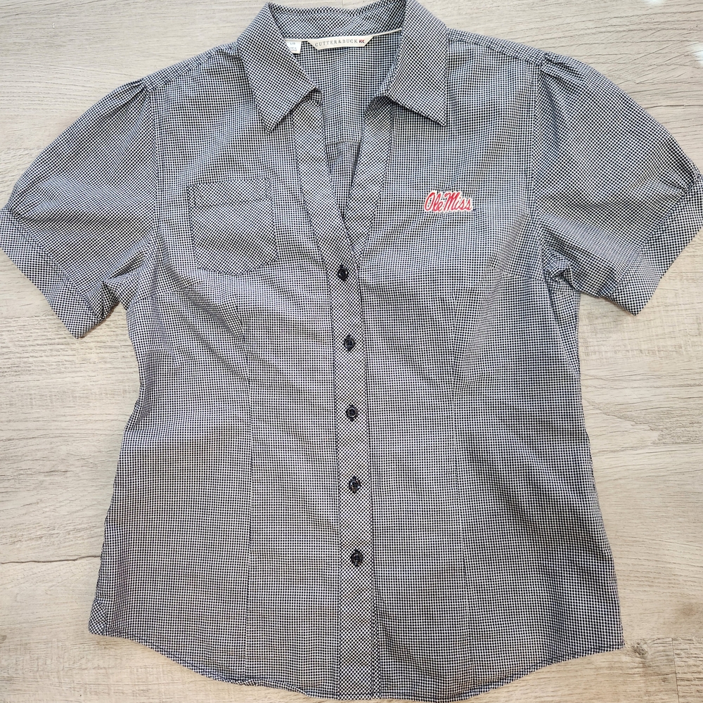 Vintage Rockabilly Navy Checkered Shirt
